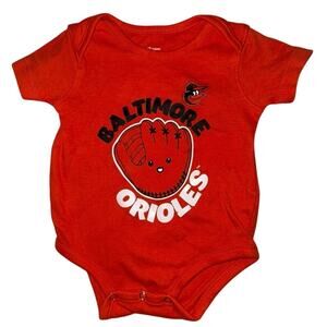 Infant onesie bodysuit Baltimore Orioles Slide Home mlb baseball 0-3 months